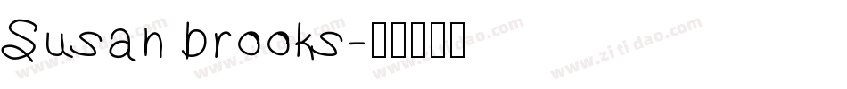 Susan brooks字体转换